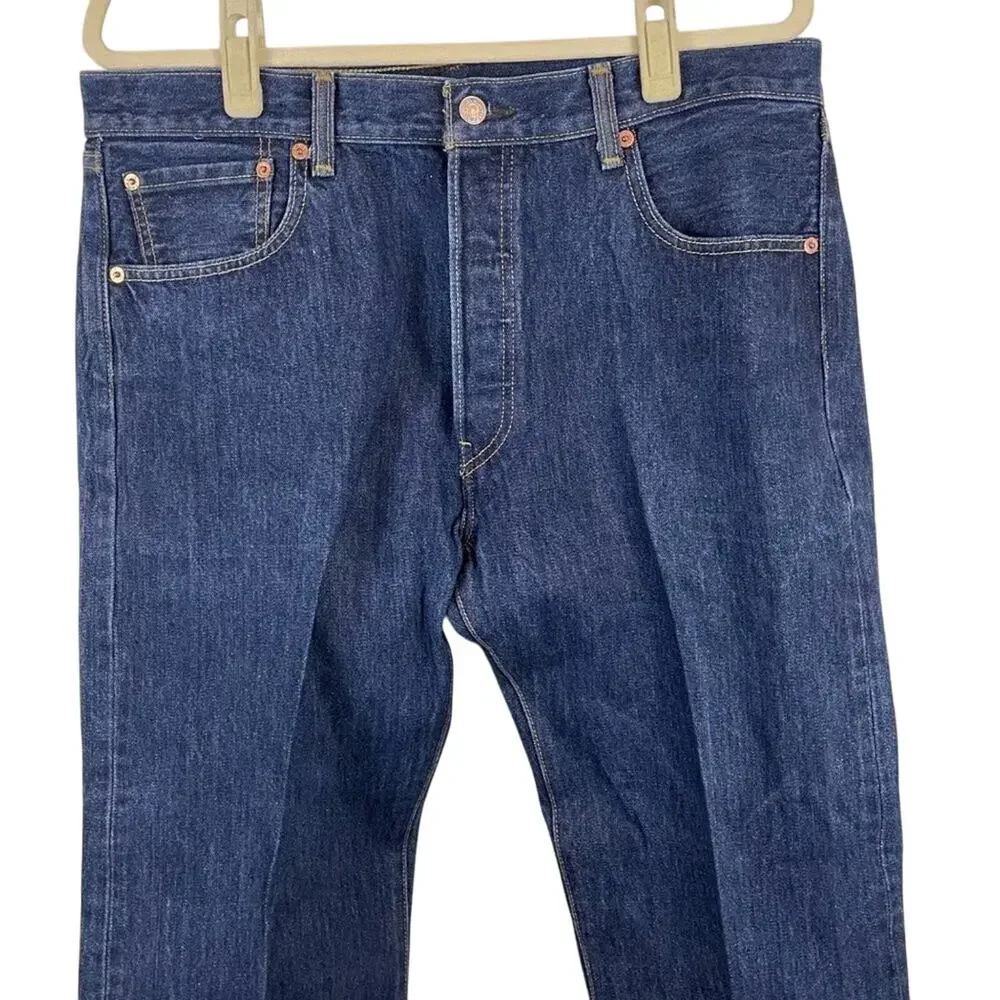 Levi’s 501 Button Fly All Cotton Jeans Men’s Size 36 X 30